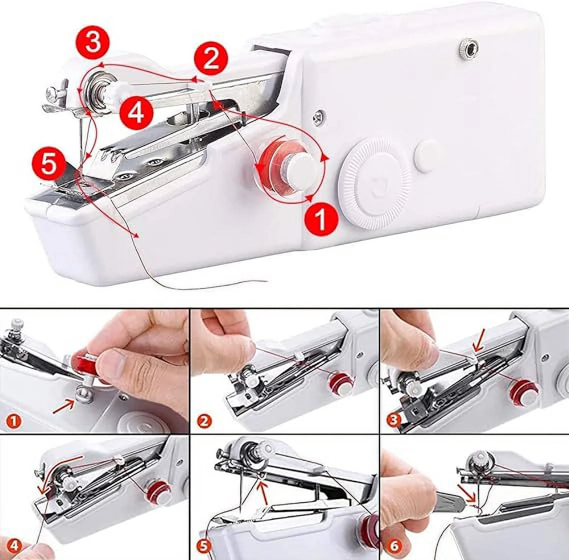 Quick Portable Mending Machine, Handheld Sewing Machine, Mini Handheld Sewing Machine